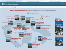 Tablet Screenshot of czech-mountains.eu